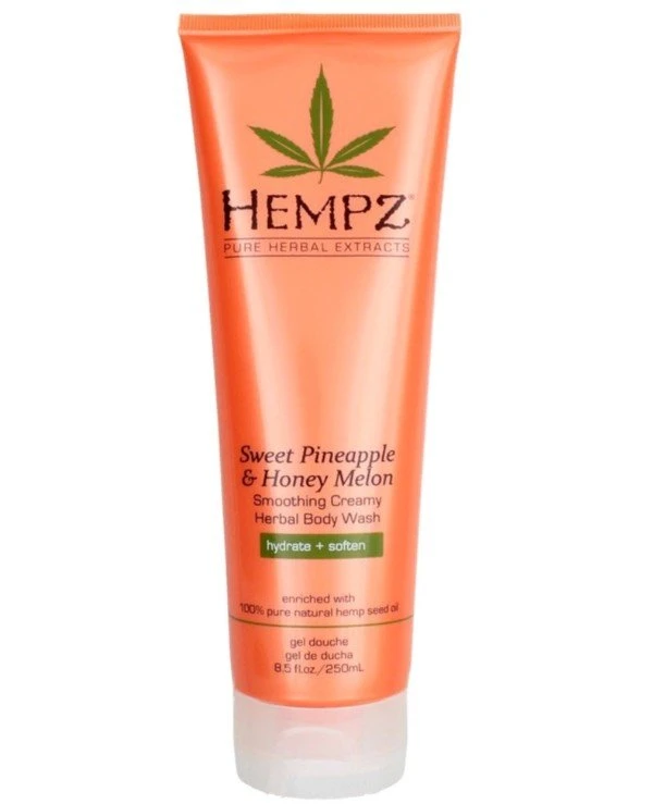 Hempz - Увлажняющий гель-крем для душа - Сладкий ананас и Медовая дыня Sweet Pineapple and Honey Melon Body Wash 250 мл