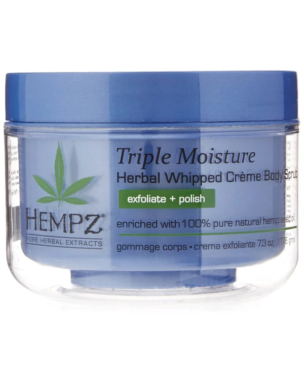 Hempz - Увлажняющий скраб для тела тройного действия Triple Moisture Herbal Whipped Creame Body Scrub 176 г