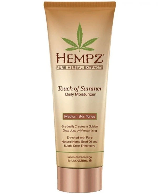 Hempz - Увлажняющее молочко для тела с бронзантом среднего оттенка Touch of Summer Medium Moisturiser 235 мл
