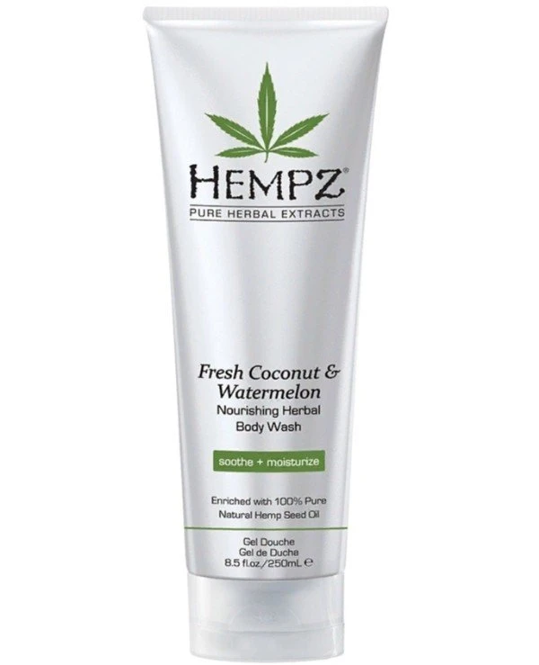 Hempz - Гель для душа - Кокос и Арбуз Fresh Coconut and Watermelon Nourishing Herbal Body Wash 250 мл