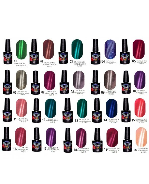 Nails Molekula Гель-лак "Эффект кошачий глаз" | Nails Molekula Cat