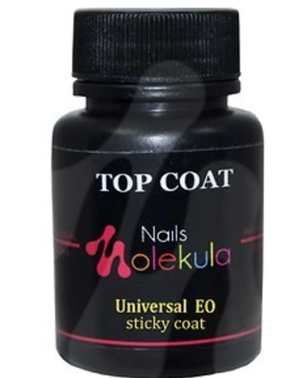Nails Molekula - Финишное покрытие, универсальное Top Coat Sticky Universal EO 30 мл