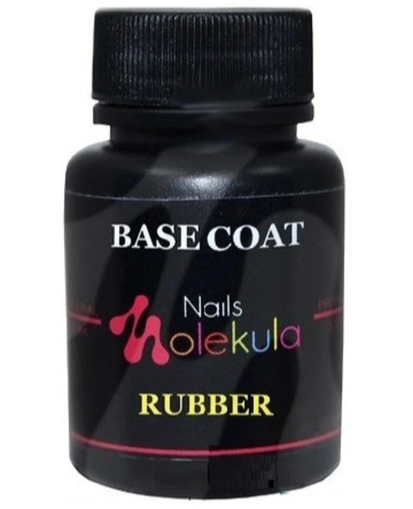 Nails Molekula - Каучуковая База для ногтей Base Coat Rubber 30 мл