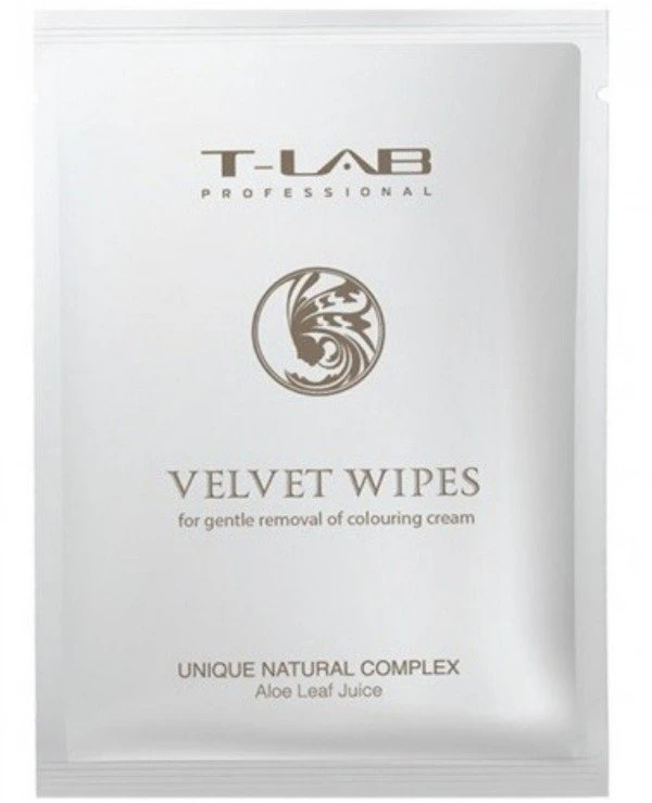 T-Lab Professional - Салфетки для очистки кожи после окрашивания Velvet Wipes 1 мл