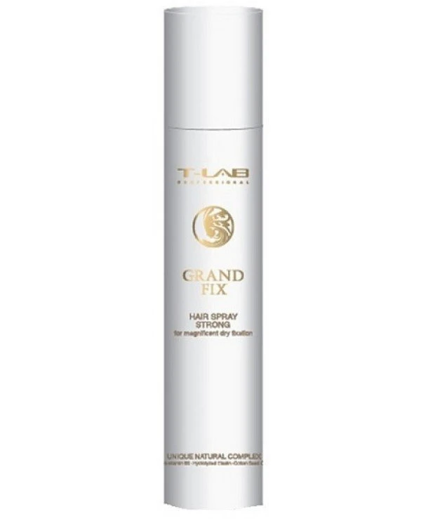 T-Lab Professional - Varnish spray for strong hold hair Grand Fix For Magnificent Dry Fixation 100ml