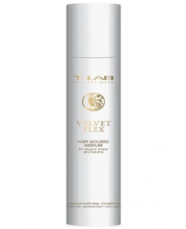 T-Lab Professional - Medium fix hair mousse Velvet Flex Hair Mousse Medium 100ml