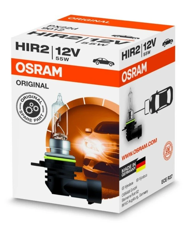 Osram - Галогенная лампа HIR 9012 55W 12V PX20D (9012-FS)  