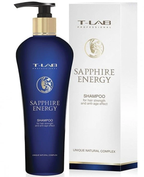 T-Lab Professional - Шампунь для силы волос и эффекта анти-эйдж Sapphire Energy Shampoo 750 мл