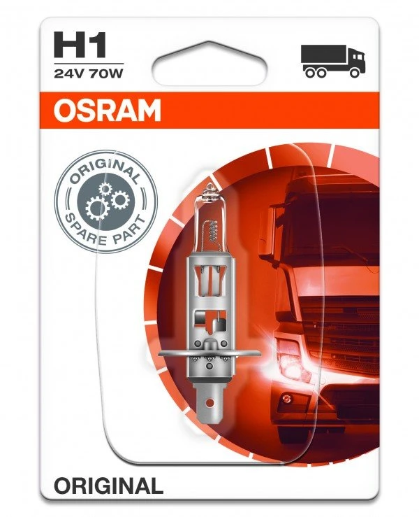 Osram - Галогенная лампа Original H1 24V 70W P14.5s (64155BLI)  1900 Лм