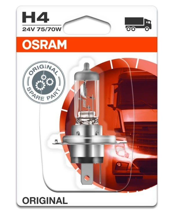 Osram - Галогенная лампа H4 24V 75W P43t (64196-BLI)  