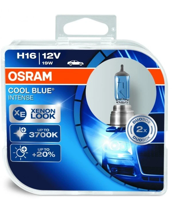 Osram - Галогенні лампи Cool Blue Intense H16 12V 19W (64219CBI-HCB-DUO)  
