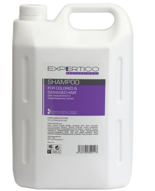 Tico Professional - Шампунь для окрашенных и поврежденных волос Shampoo For Colored & Damaged Hair 3500 мл