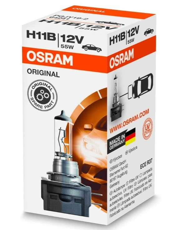 Osram - Галогенная лампа H11B 12V 55W PGJY19-2 FS1 (64241-FS)  1350 Лм
