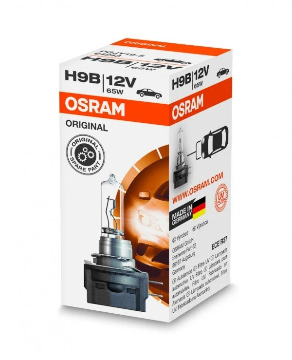 Osram - Галогенная лампа H9B 12V 65W PGJY19-5 FS1 (64243-FS)  2100 Lm
