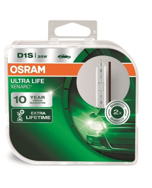 Osram - Autoplastic xenon UltraLife Xenarc D1S 85V 35W PK32d-2 (66140ULT-HCB-DUO)  