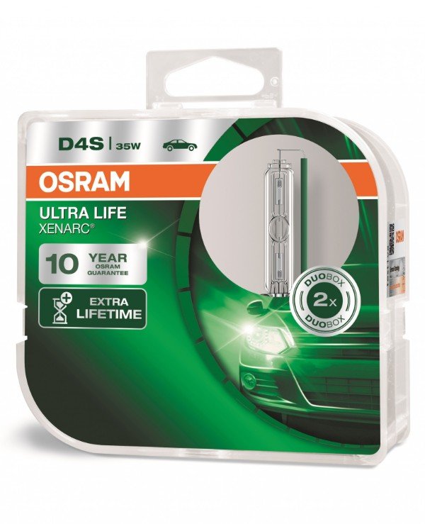 Osram - Xenon lamp Xenarc Ultra Life D4S 42V 35W P32d-5 (66440ULT-HCB-DUO)  