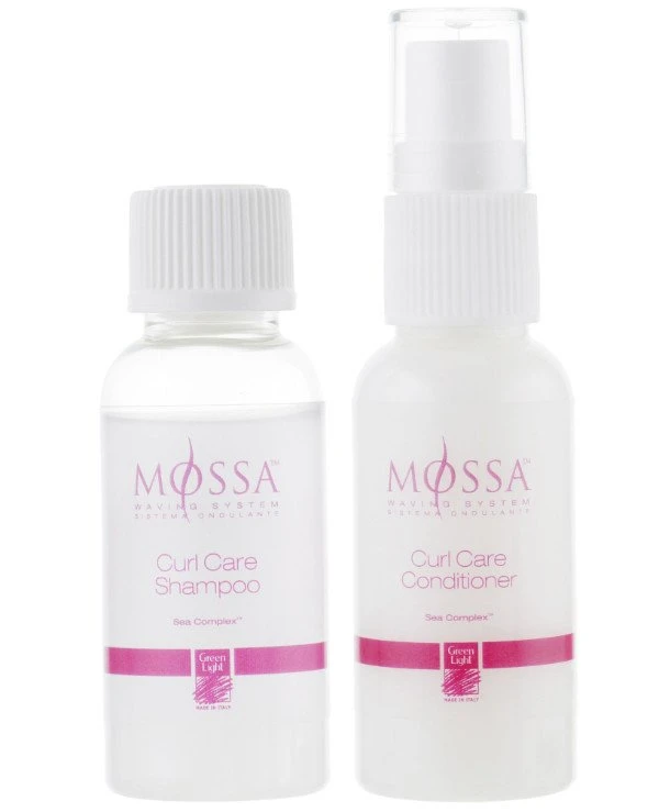 Green Light - Набір шампунь + кондиціонер після завивки Kit Green Light Mossa Curl Care 30 мл