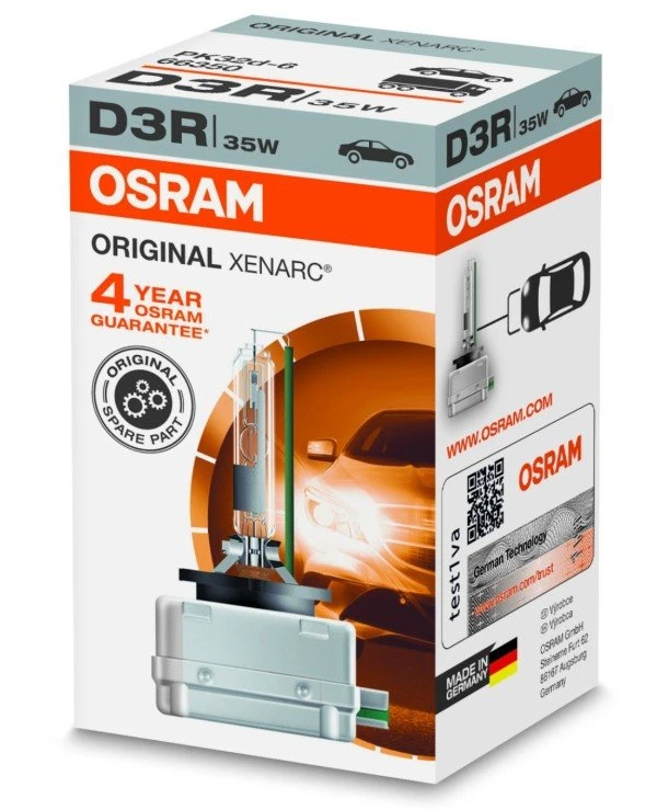 Osram - Ксеноновая лампа Xenarc Original D3R 35W 42V PK32D-6 (66350-FS)  3200 Лм
