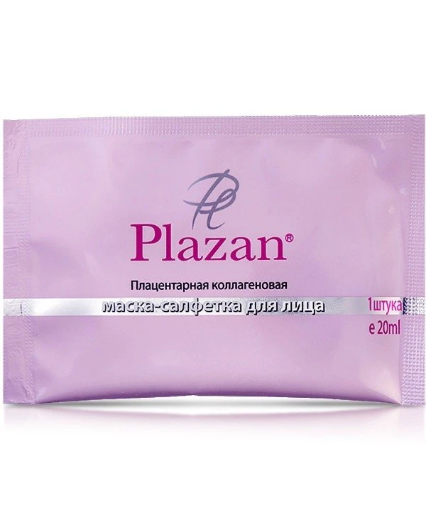 Plazan - Placental Collagen Mask (Napkin)  19ml