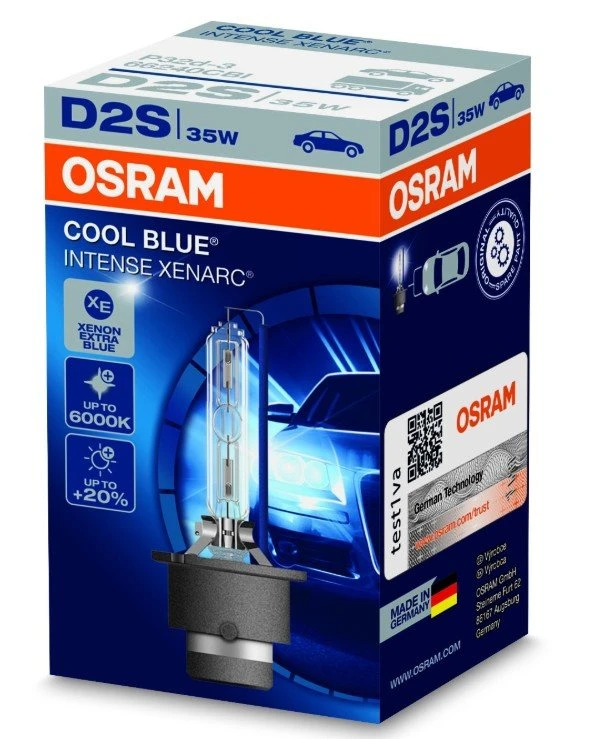 Osram - Ксеноновая лампа Cool Blue Intense Xenarc D2S 35W P32d-2 (66240CBI-FS)  3200 Лм