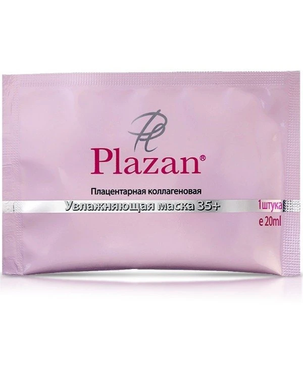 Plazan - Placental Collagen Moisturizing Mask 35+  20ml