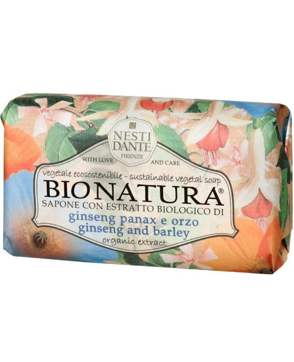 Nesti Dante - Мило Женшень і Ячмінь BioNatura Ginseng Panax e Orzo 250 г