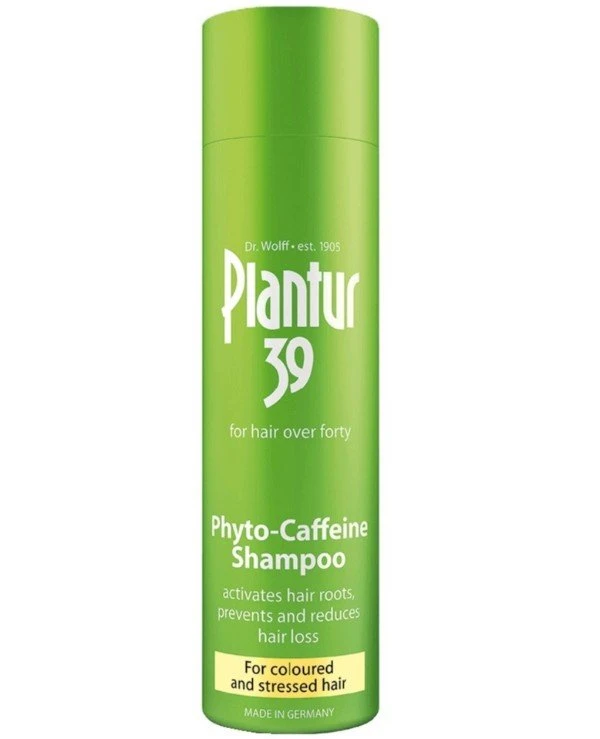 Plantur 39 / 21 - Шампунь с кофеином для окрашенных и поврежденных волос Nutri Coffein Shampoo 250 мл