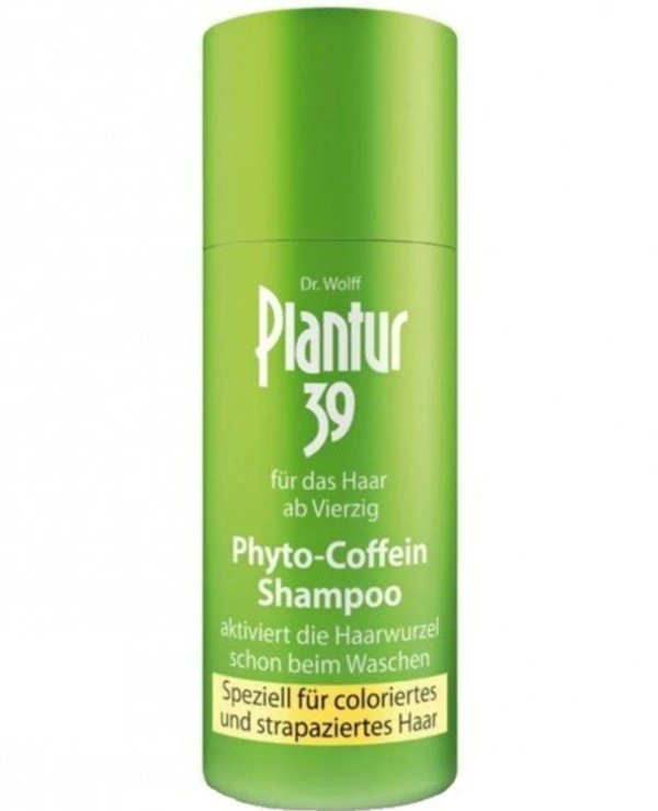 Plantur 39 / 21 - Шампунь с кофеином для окрашенных и поврежденных волос Phyto Coffein Shampoo 50 мл