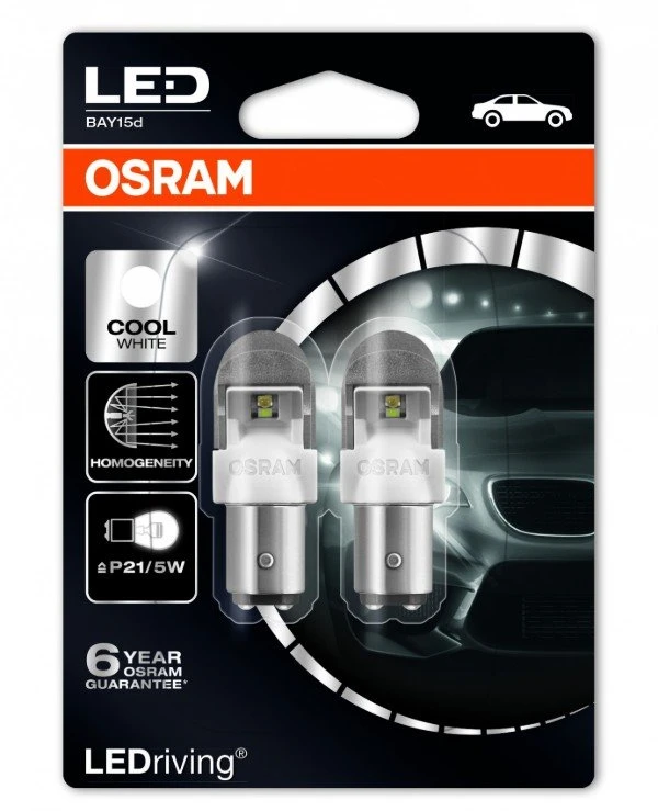 Osram - Лампа LEDriving Premium P21/5W 6000K 12V (1557CW-BLI2)  