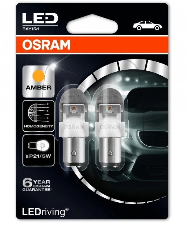 Osram - LED lamp of LEDriving Premium P21 / 5W 12V (1557YE-BLI2)  