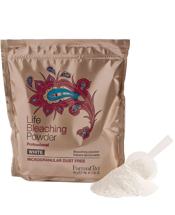 FarmaVita - Обесцвечивающая белая пудра Bleaching Powder White 500 г