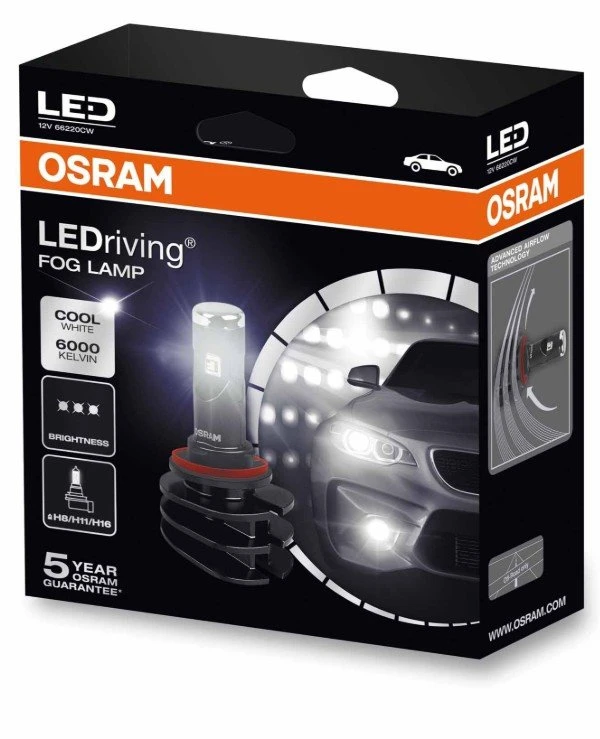 Osram - Комплект ламп LEDriving FOG LAMP H8/H11/H16 12V 14W 6000K (66220CW)  