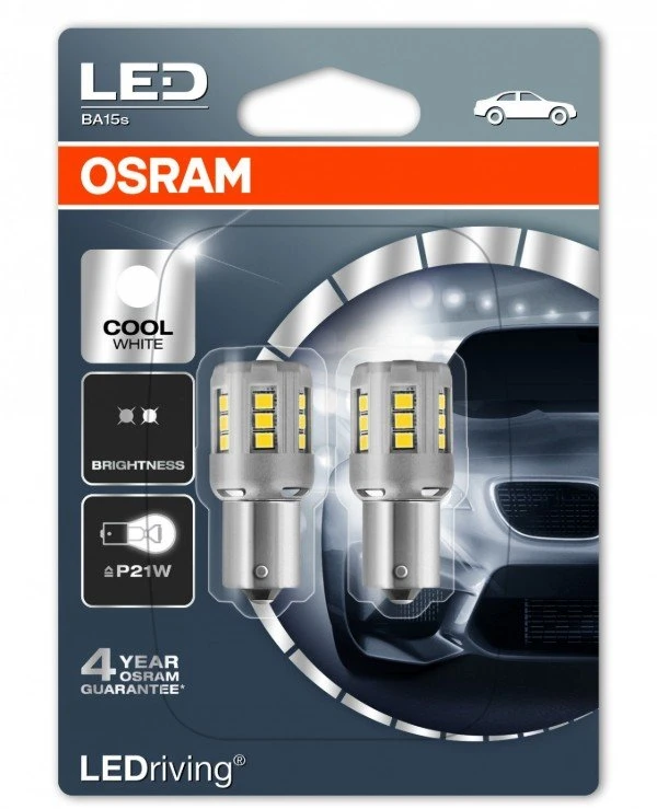 Osram - LED лампа LEDriving Standard 12V P21W 6000K (7456CW-BLI2)  190 Лм
