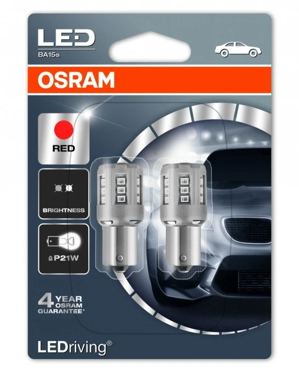 Osram - LED лампа LEDriving Standard 12V P21W 1000K (7456R-BLI2)  