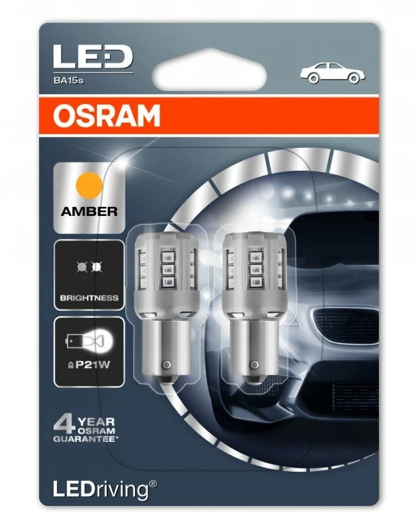 Osram - LED лампа LEDriving Standard 12V P21W 2500K (7456YE-BLI2)  22 Lm