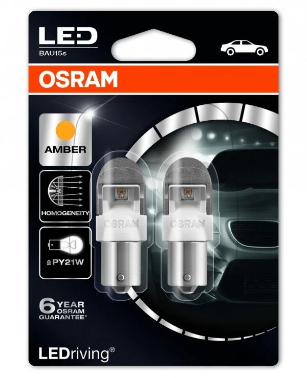 Osram - LEDriving Premium 12V PY21W (7557YE-BLI2) LED Kit  