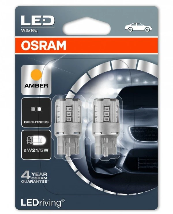Osram - LEDriving Standard 12V LED Set W21 / 5W 2500 K (7715YE-BLI2)  