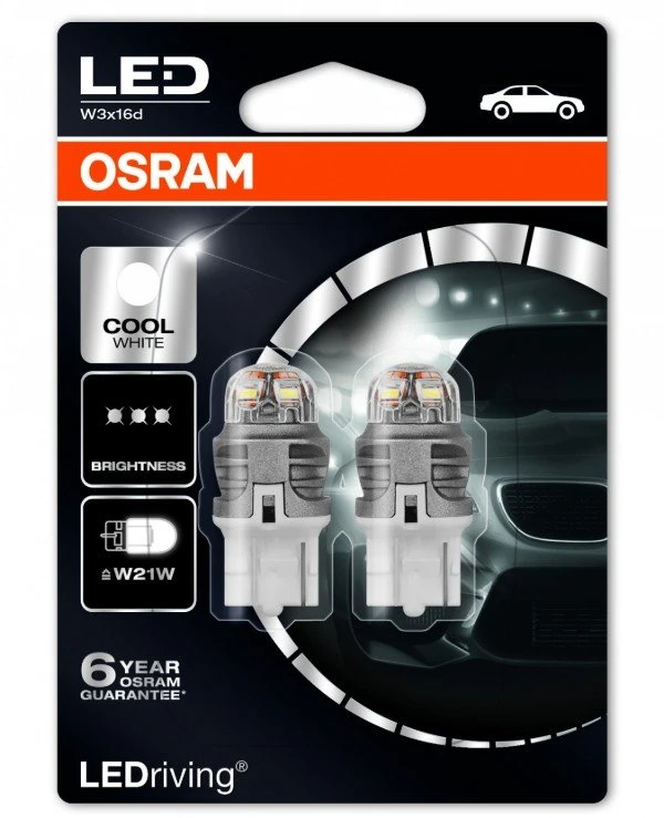 Osram - LED лампа LEDriving Premium 12V W21W 6000 K (7905CW-BLI2)  240 Lm