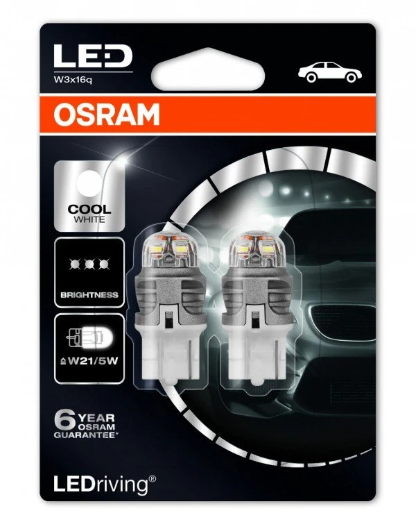 Osram - LED лампа LEDriving Premium 12V W21/5W 6000 K (7915CW-BLI2)  