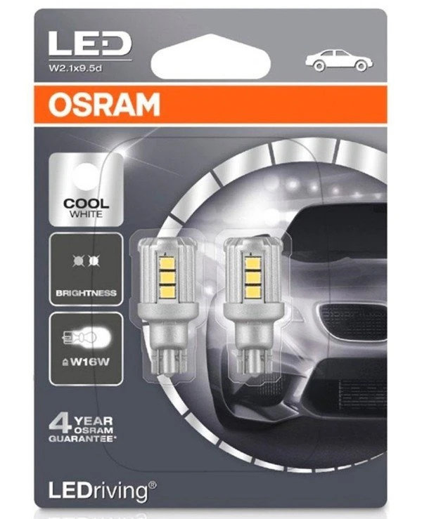 Osram - LED лампа LEDriving Standard 12V W16W 6000 K (9212CW-BLI2)  210 Лм
