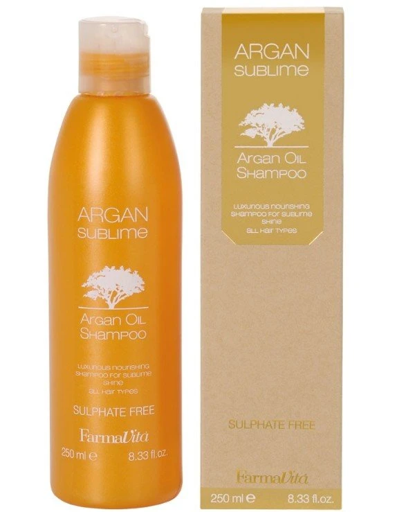 FarmaVita - Безсульфатный Аргановый шампунь Sulphate Free Shampoo 250 мл