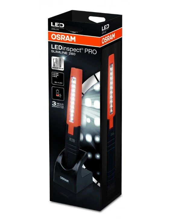 Osram - Фонарь аккумуляторный LEDinspect PRO (LEDIL103)  Оранжевый, 280 Лм