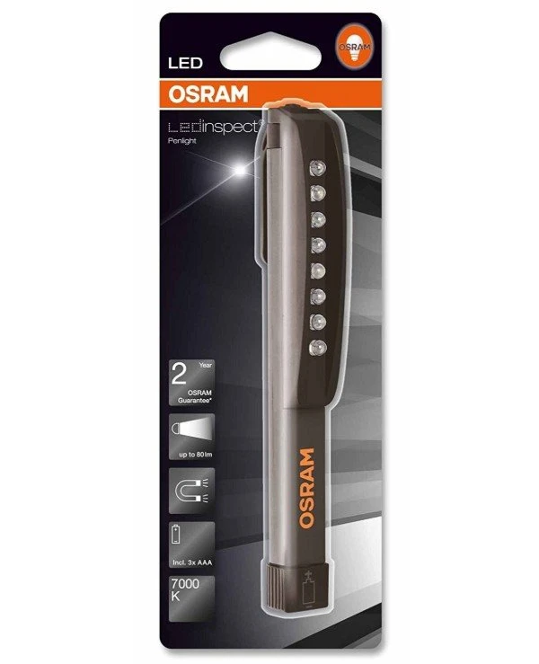 Osram - Фонарь светодиодный инспекционный LEDinspect PENLIGHT 80 (LEDIL203)  Черный, 90 Лм