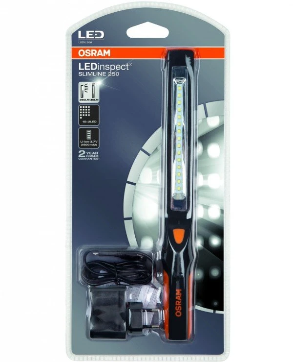Osram - Фонарь инспекционный LEDinspect SLIMLINE 250 (LEDIL206)  Черный, 250 Лм