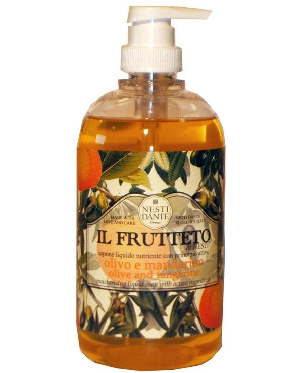 Nesti Dante - Гель для душа Оливкова олія і мандарин Liquid Il Frutteto Oliva e Mandarino 500 мл
