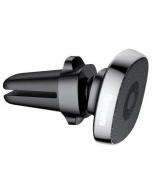 Baseus Автодержатель для телефона, серый | Baseus Privity Series Pro Air Outlet Magnet Bracket Genuine Leather фото 2, цена, купить