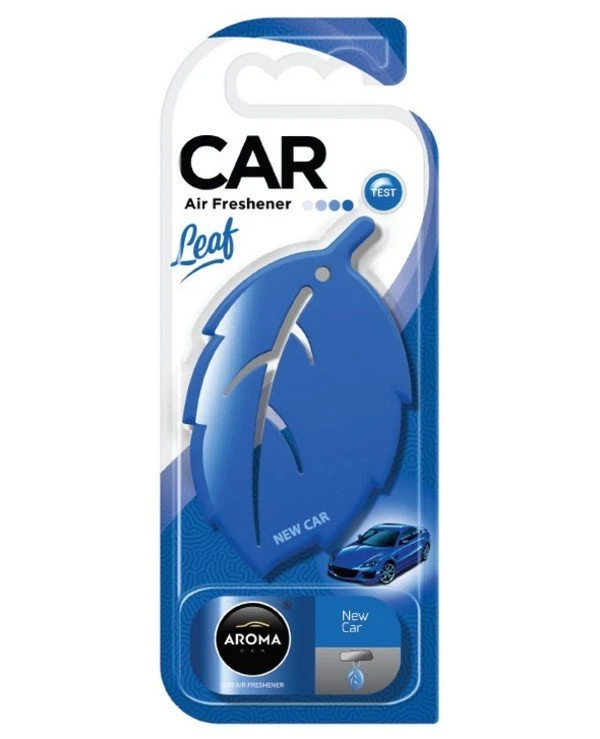 Aroma Car - Ароматизатор на зеркало "Новая машина" Leaf 3D New Car 