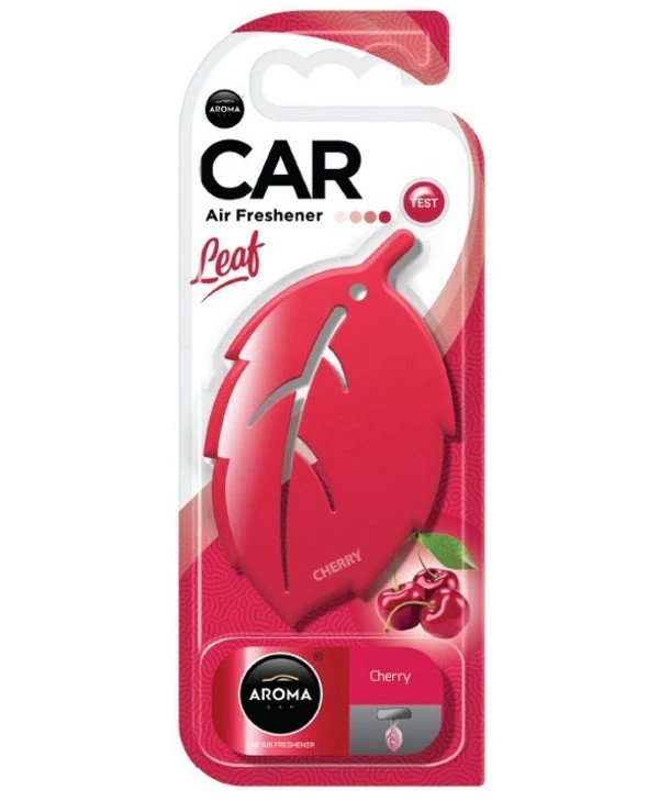Aroma Car - Ароматизатор на зеркало "Вишня" Leaf 3D Cherry 