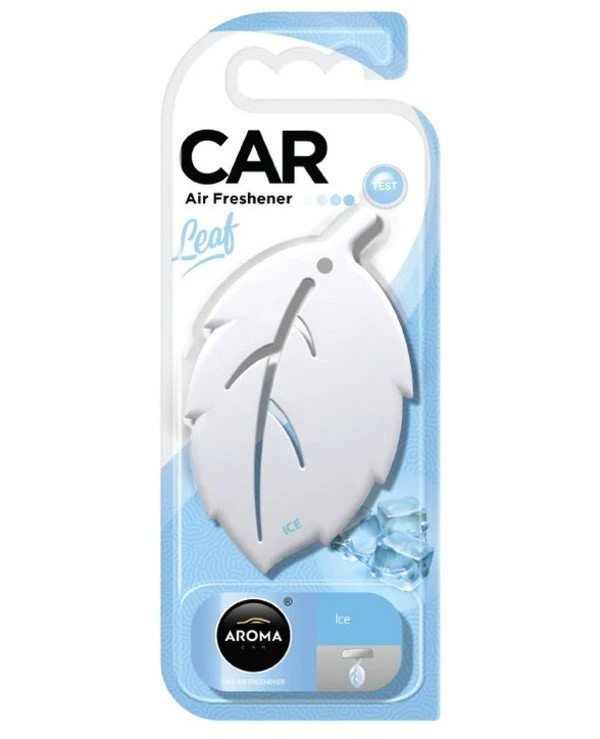 Aroma Car - Flavoring on the mirror "Ice" Leaf 3D Ice 