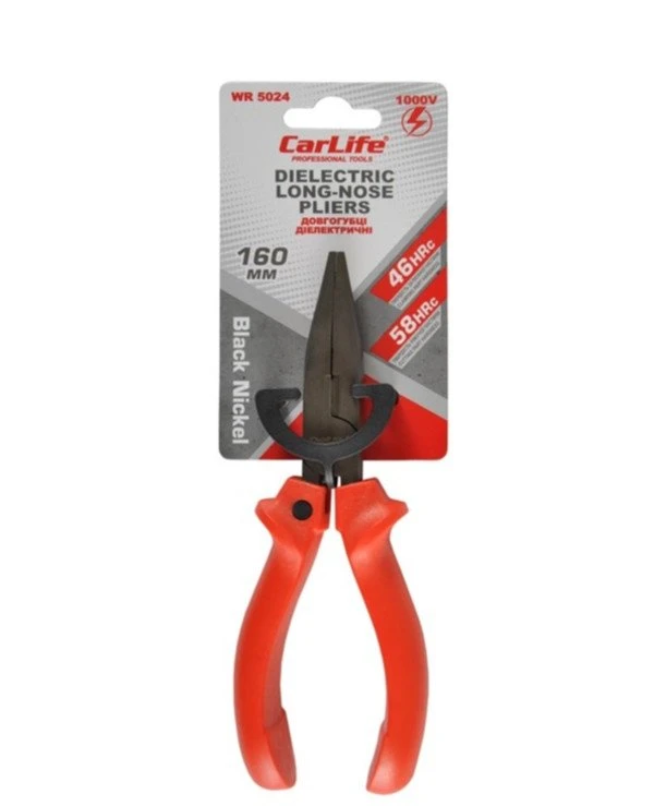 CarLife - Dielectric long-nose pliers 160 mm  